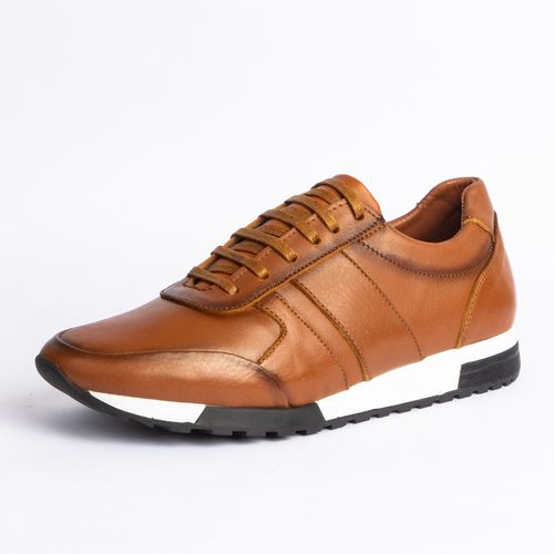Baskets Basses D'urbano En Cuir