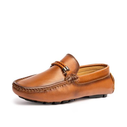 D’002 Mocassin En Cuir