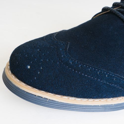 Chaussures Derby Brogue D'urbano En Cuir Daim thumbnail 2