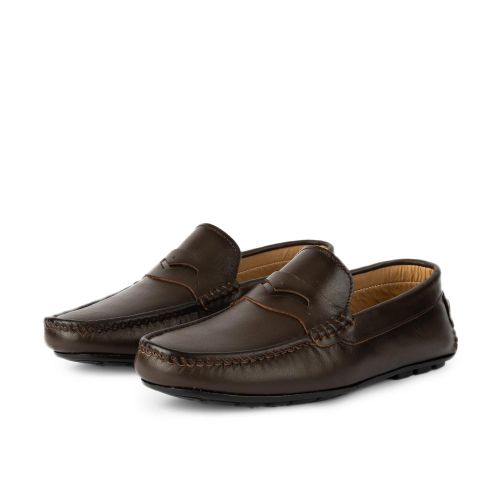 D’007 Mocassin En Cuir thumbnail 1