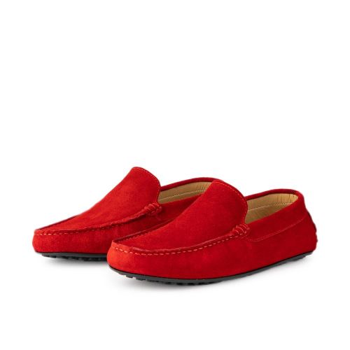  D’011 Mocassin En Cuir Daim 