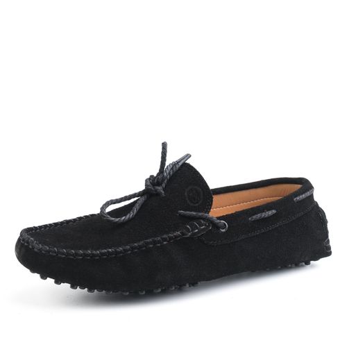 Mocassins D'urbano En Cuir Daim Avec Lacets