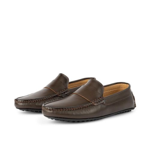 D’008 Mocassin En Cuir
