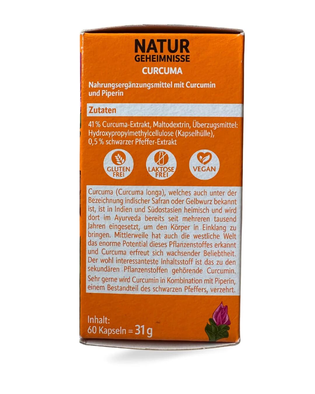 Extrait Concentré De Curcuma Cure De 2 Mois Sans Gluten Sans Lactose