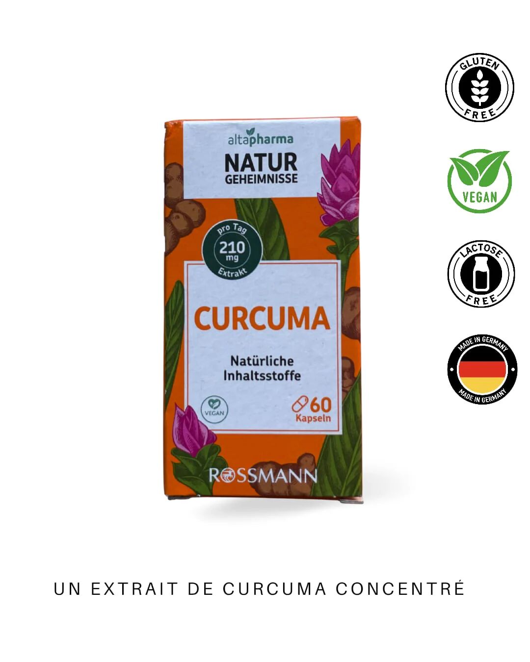 Extrait Concentré De Curcuma Cure De 2 Mois Sans Gluten Sans Lactose