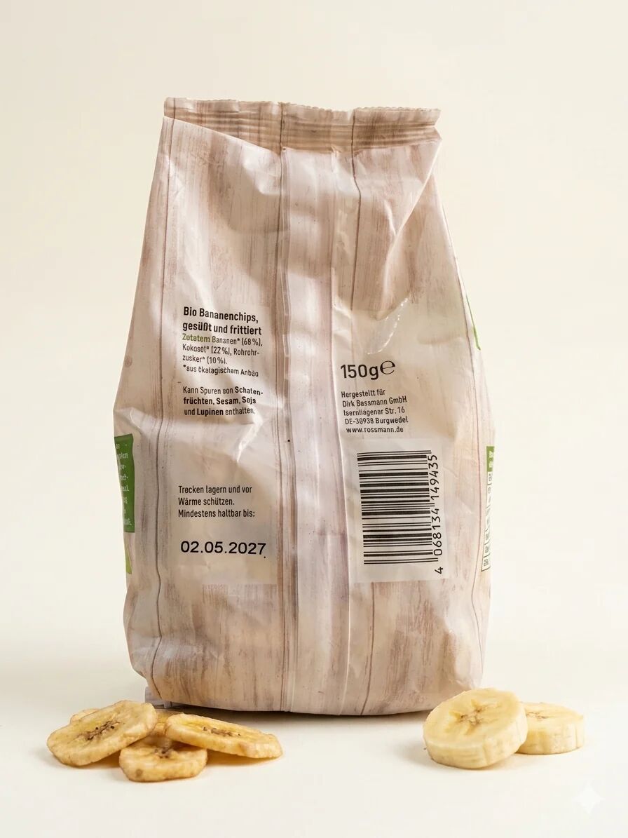 Chips De Banane Bio (nouvelle Recette) 