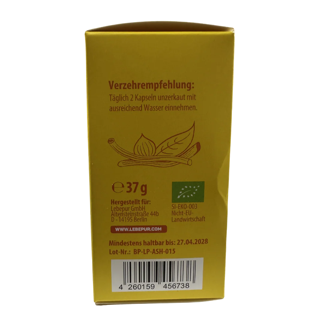 Ashwagandha Bio 1000 Mg - 60 Gélules Végétalesb thumbnail 3