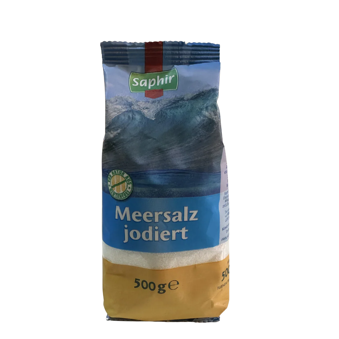 Sel Marin Iodé Fin - Naturellement Sans Gluten 