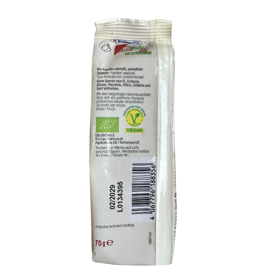 Paprika Doux Moulu Bio - Épice Pure & Naturelle 
