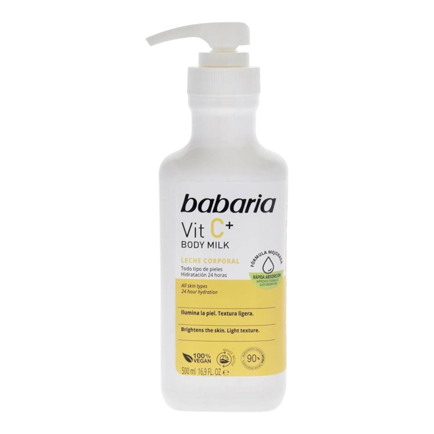 Lait Corporel Babaria Vitamine C+ – Éclat & Hydratation 24h