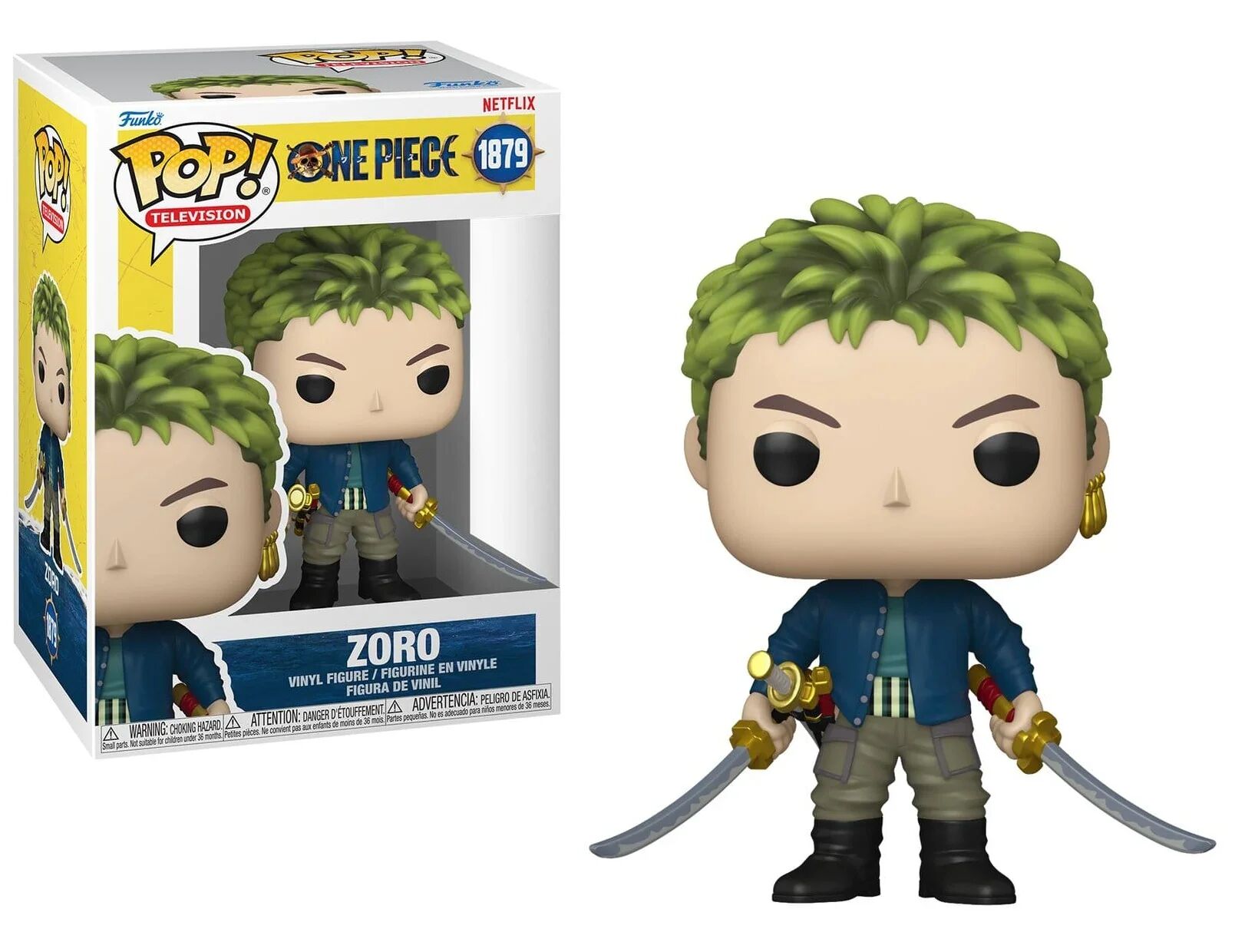 Figurine Pop Netflix One Piece Zoro thumbnail 2