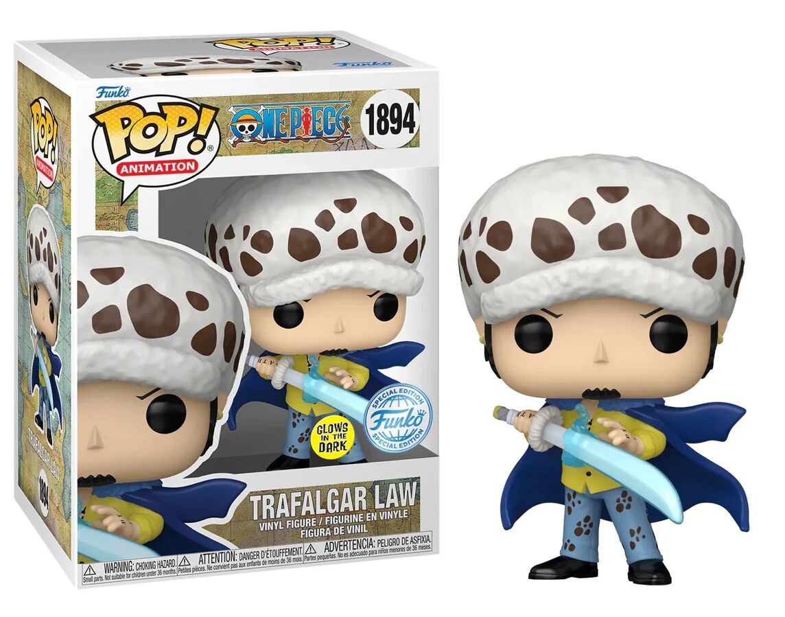 Figurine Pop One Piece Law Avec Blue Anesthesia Glow In The Dark thumbnail 3