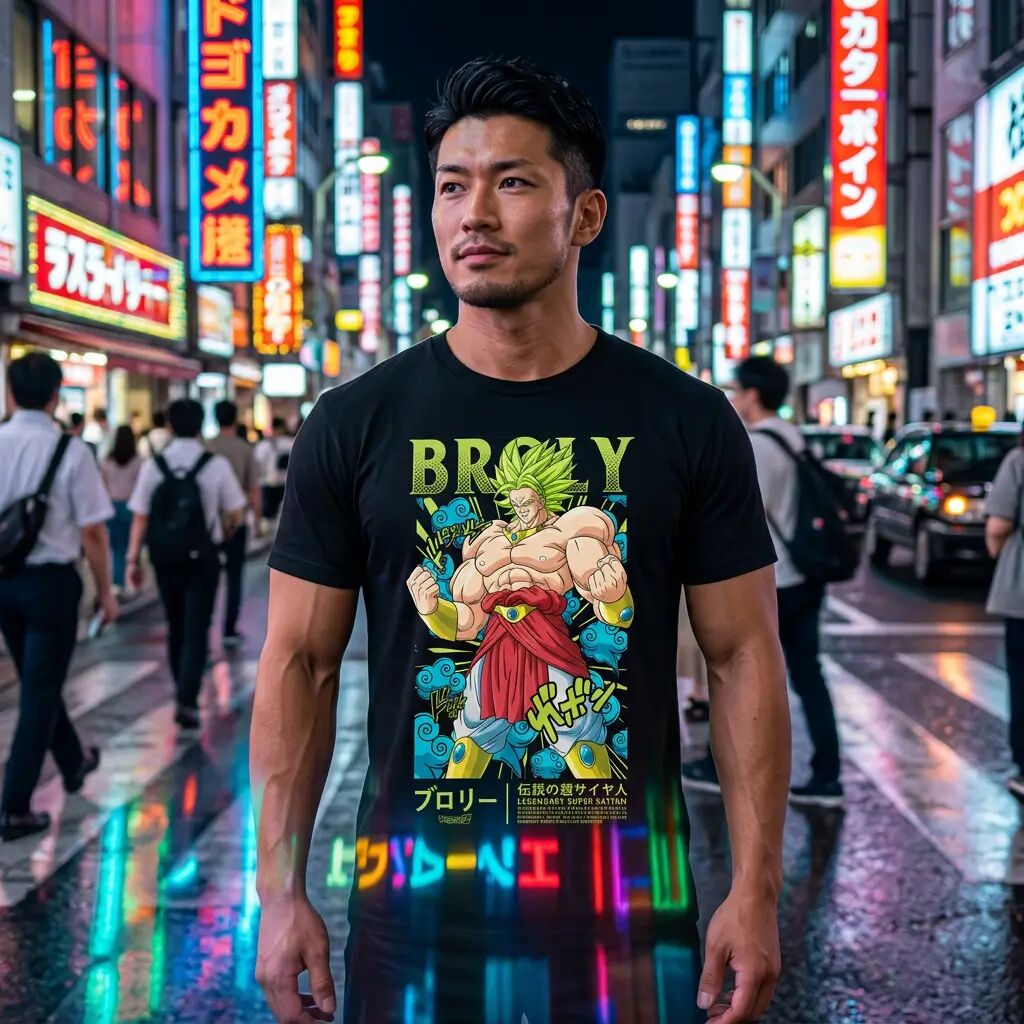 Tshirt Dragon Ball – Broly thumbnail 4