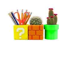 Set De 3 Mini Pots Décoratifs Nintendo Super Mario thumbnail 4