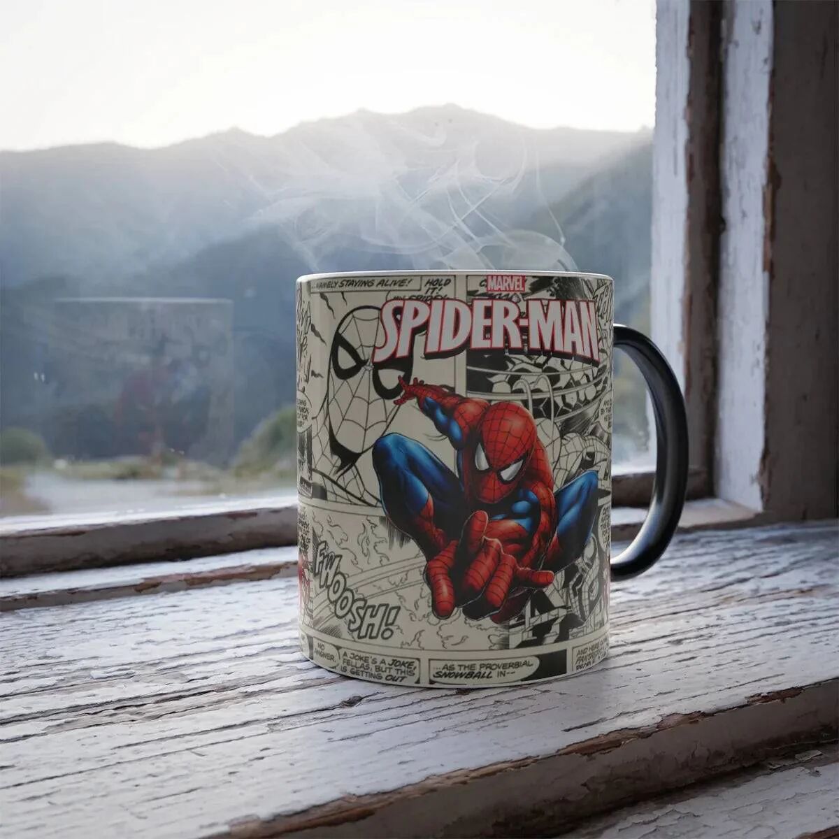 Mug Heat Change The Amazing Spider
