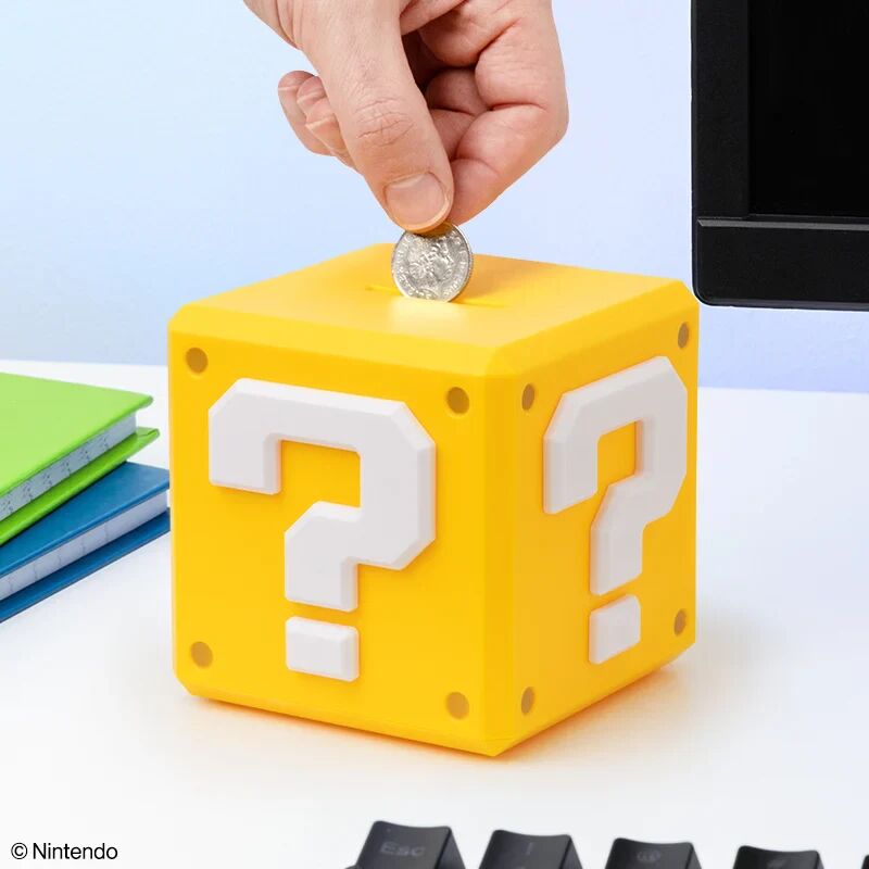 Tirelire Nintendo Super Mario Block Question thumbnail 2