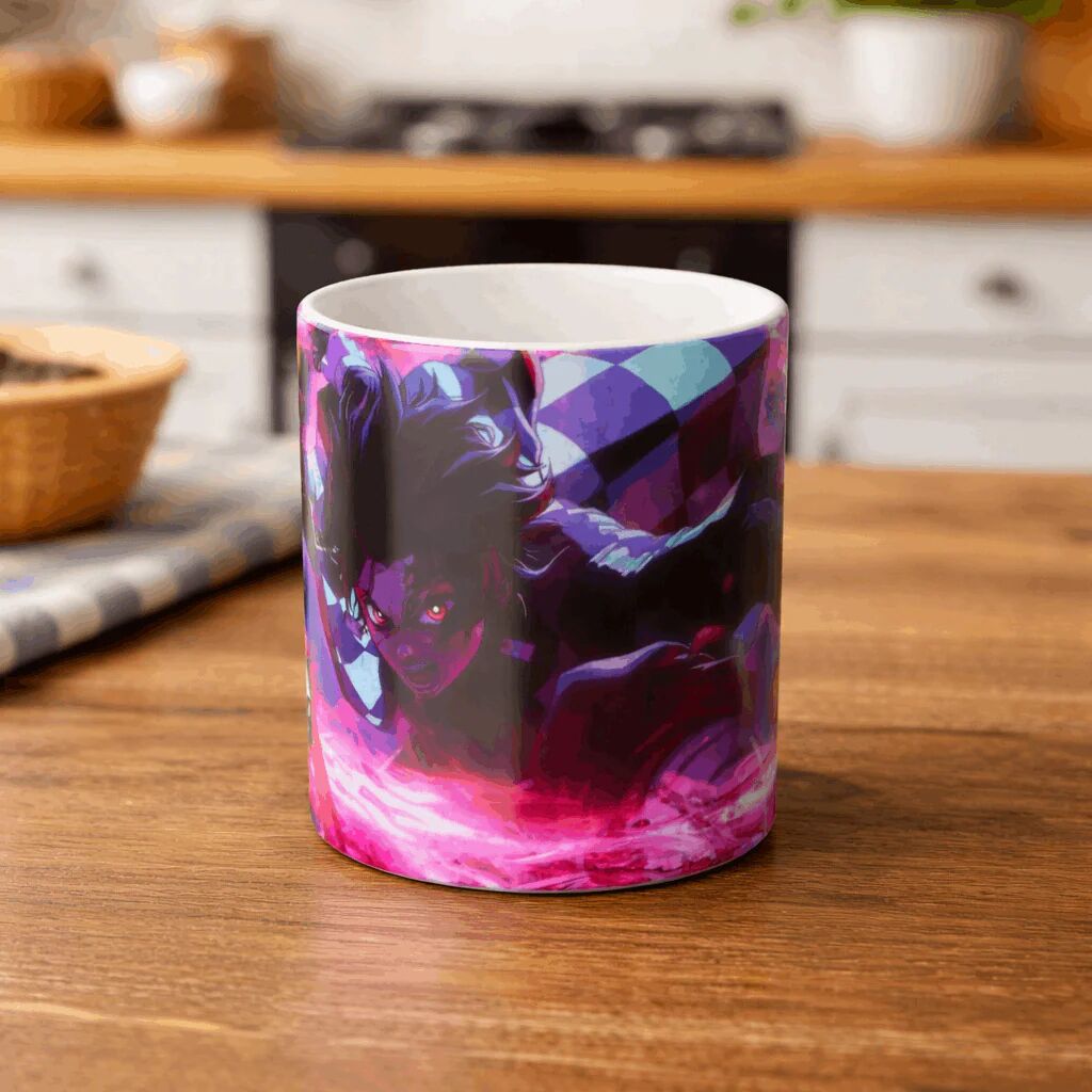 Mug Heat Change Demon Slayer Tanjiro