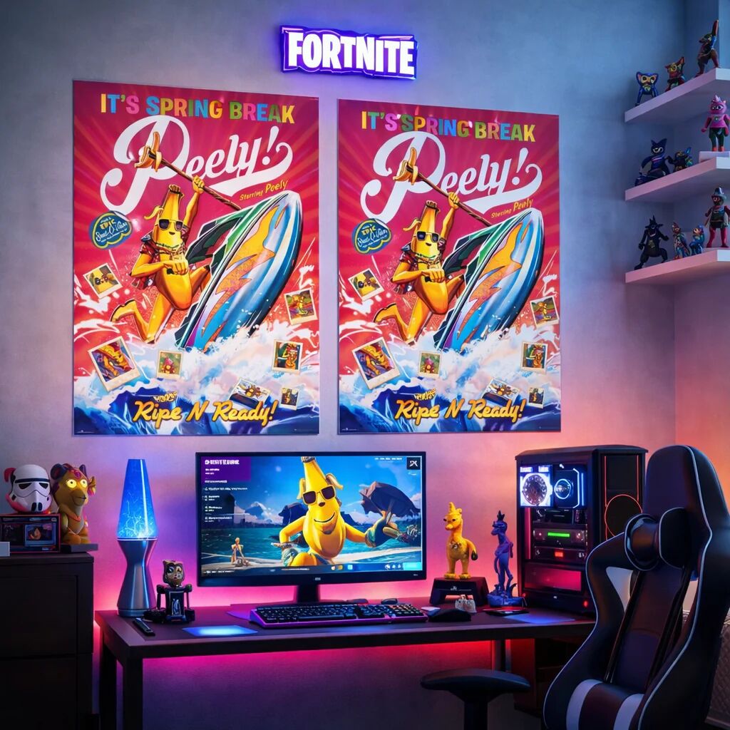 Poster Fortnite Spring Brake Peely