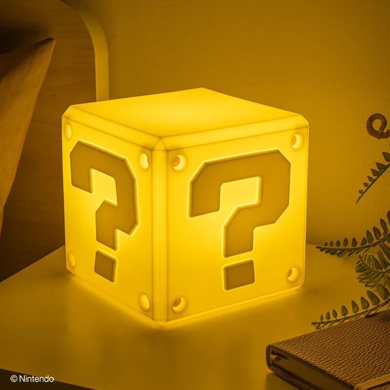 Lampe Nintendo Super Mario Question Squishyglo Rechargeable