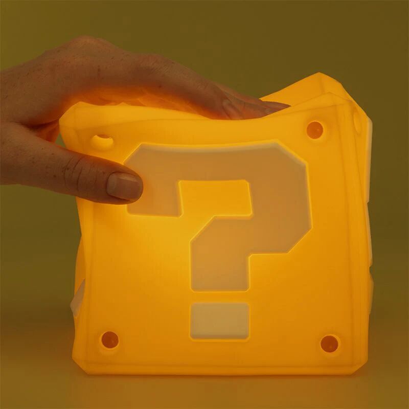 Lampe Nintendo Super Mario Question Squishyglo Rechargeable thumbnail 3