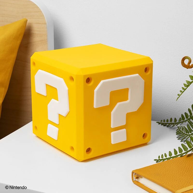 Lampe Nintendo Super Mario Question Squishyglo Rechargeable thumbnail 4