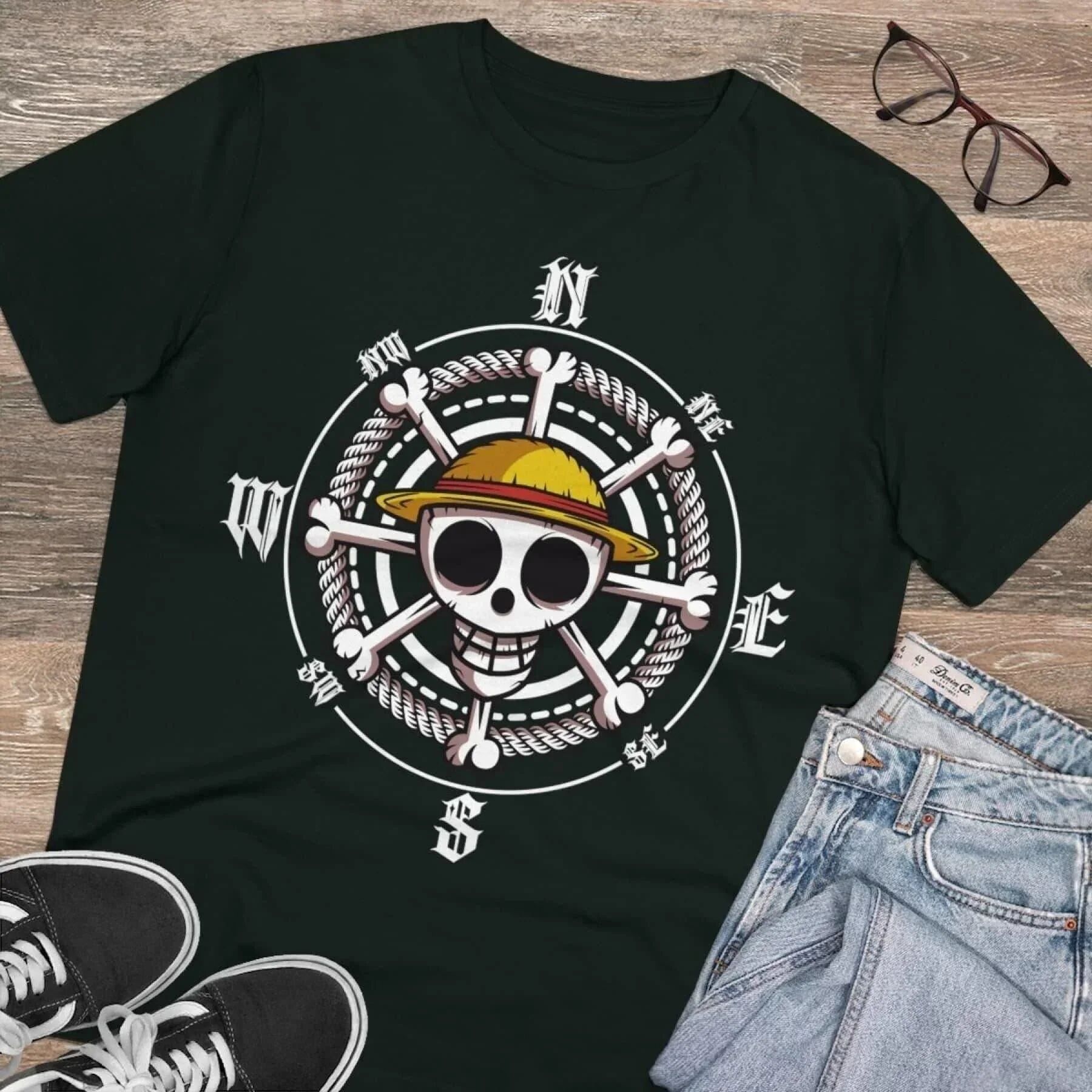T-shirt One Piece Skull