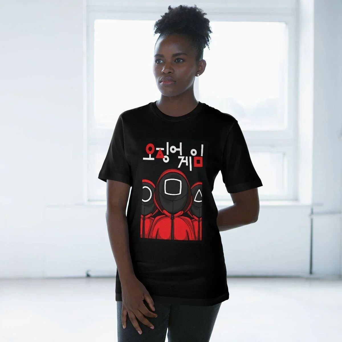 Tshirt Squid Game Carré Rond Triangle thumbnail 3
