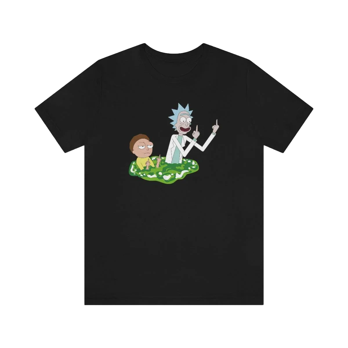 T-shirt Rick And Morty Double Fuck You ! thumbnail 2