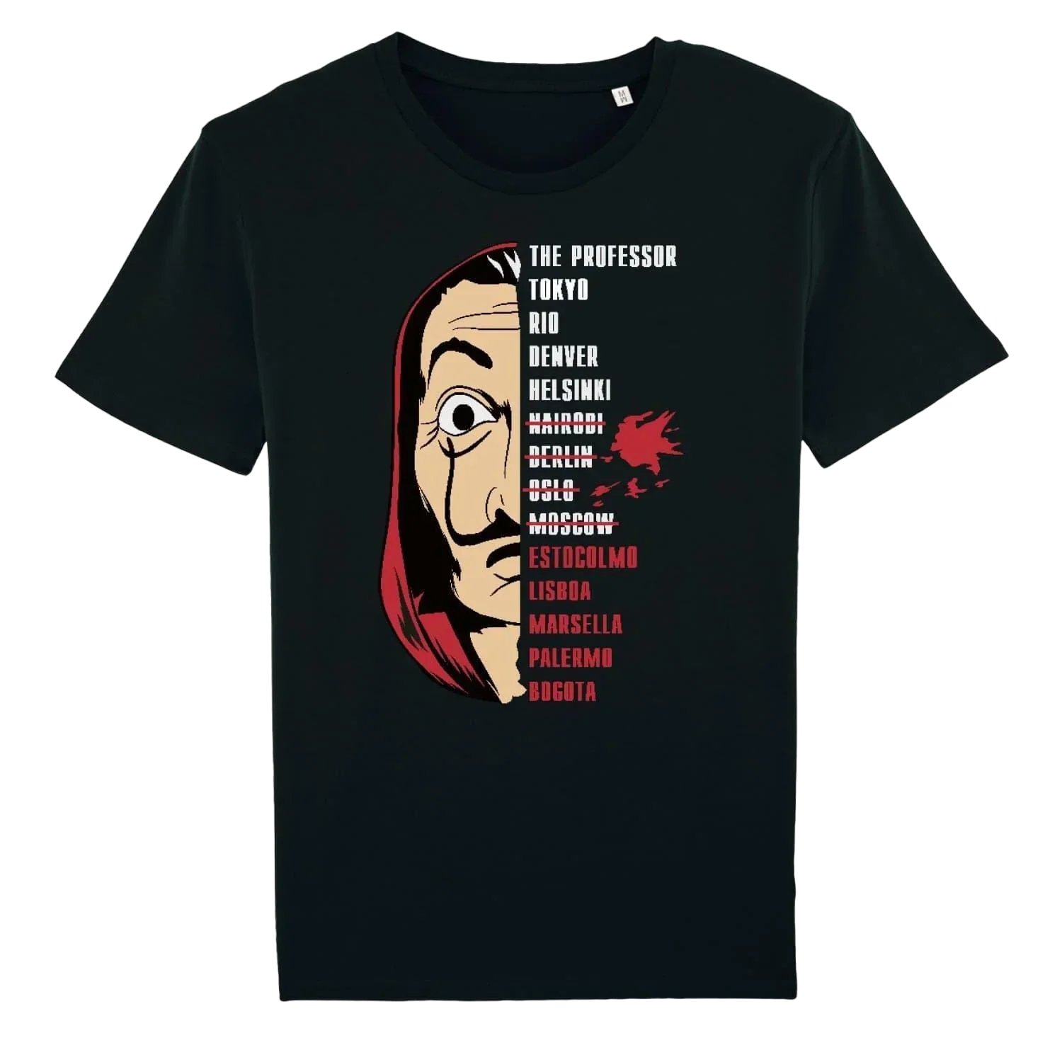 Tshirt La Casa De Papel The Professor