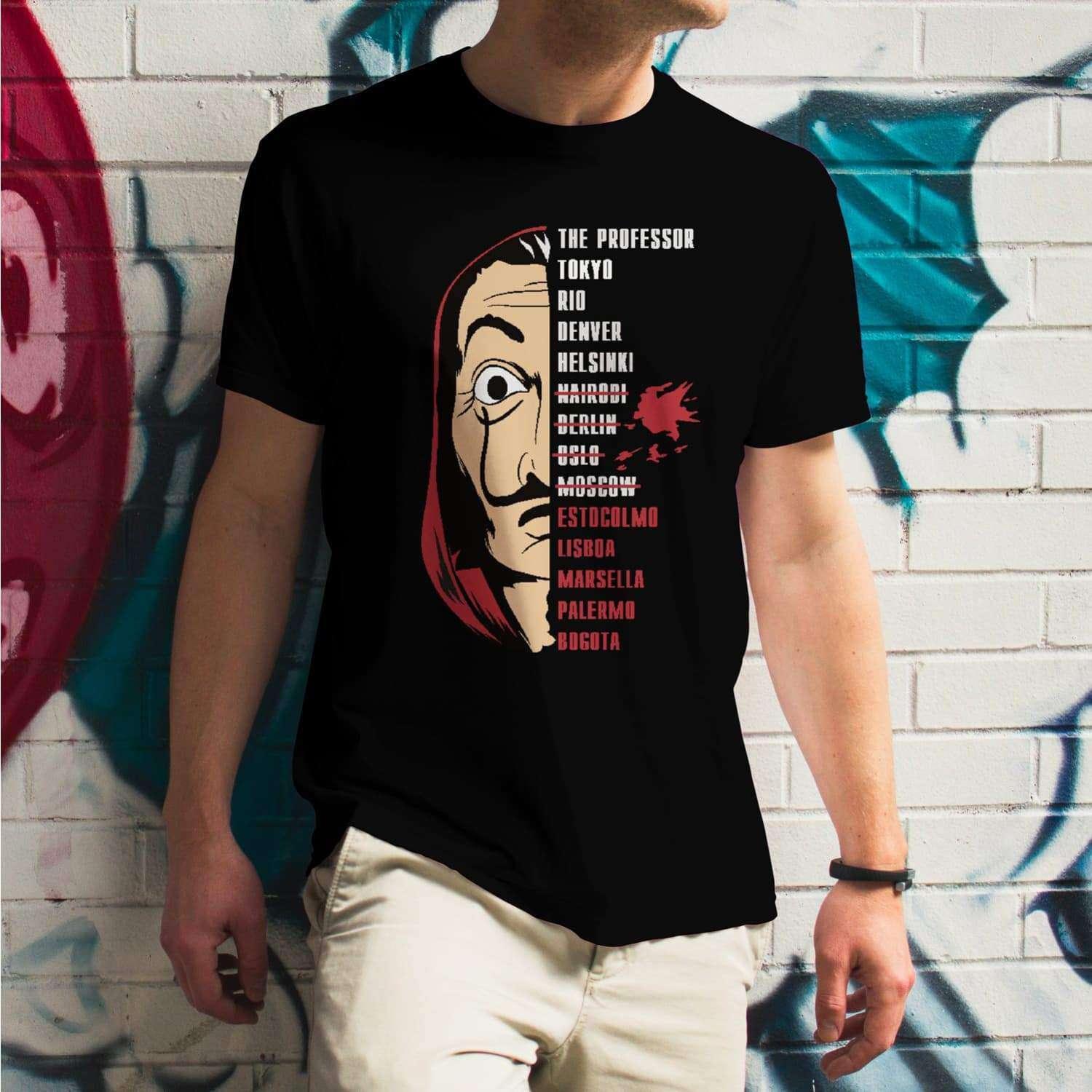 T-shirt La Casa De Papel The Professor thumbnail 2