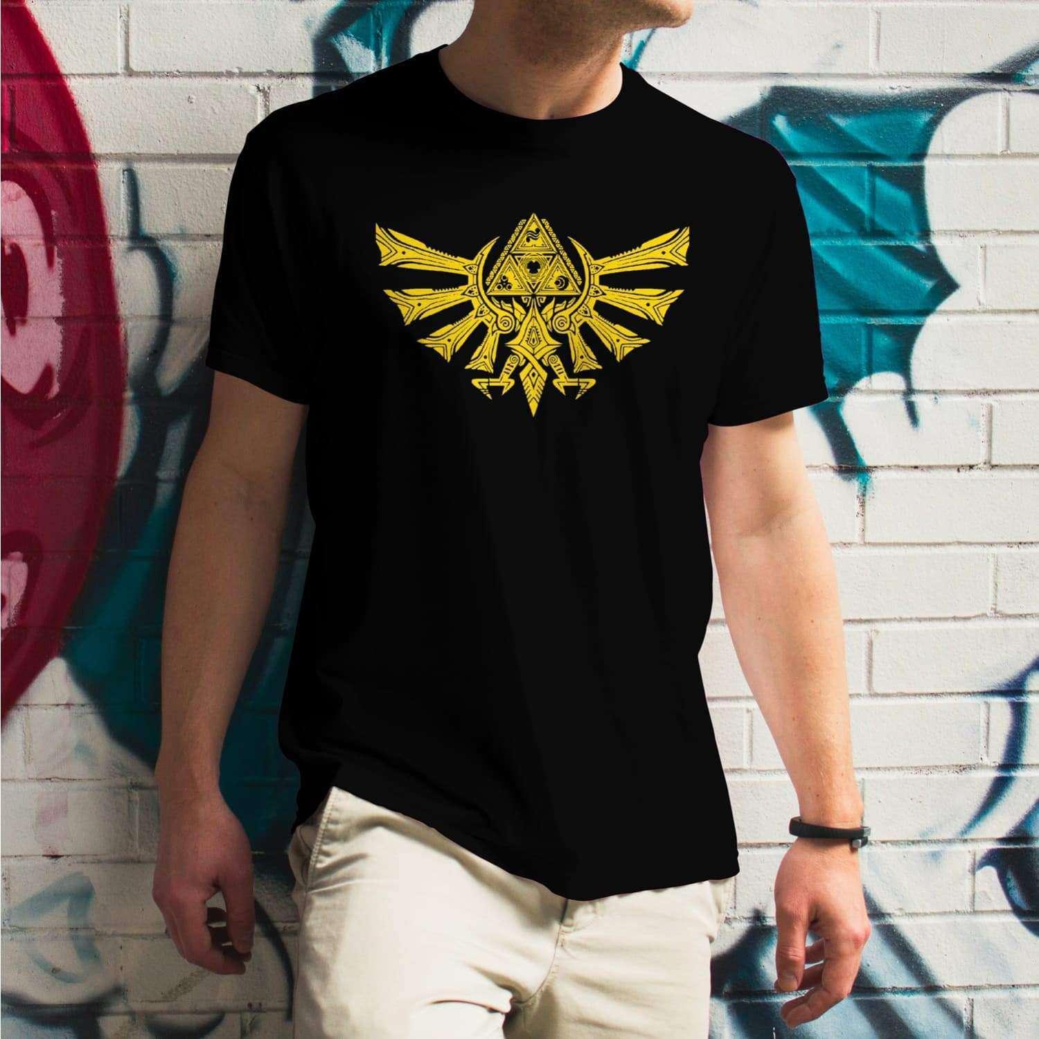 T-shirt Nintendo Zelda Triforce thumbnail 2