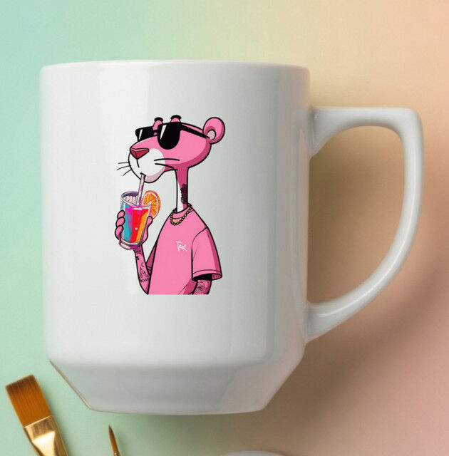 Mug Panthère Rose Lunettes de Soleil 