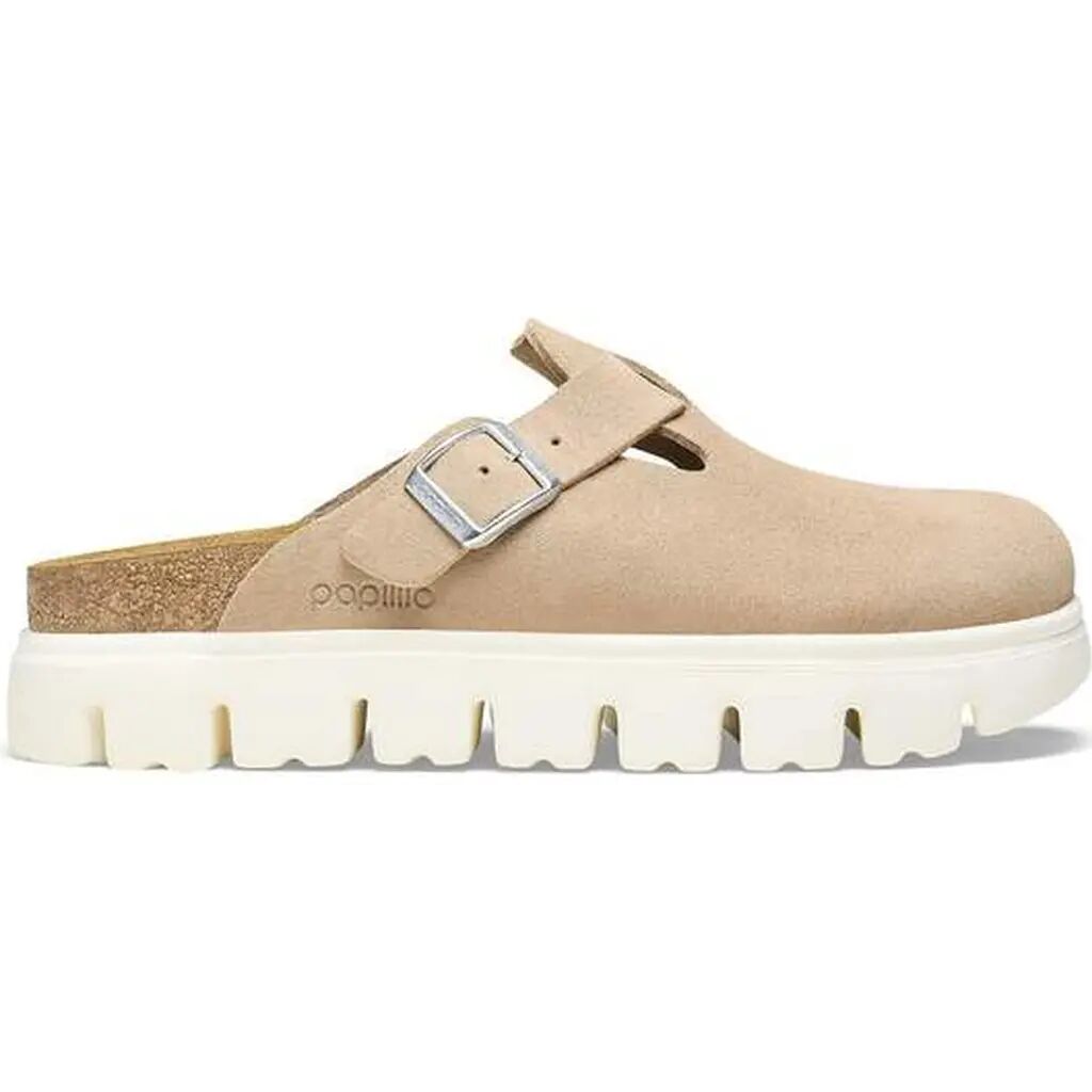Boston Chunky Suede Leather Warm Sand Narrow