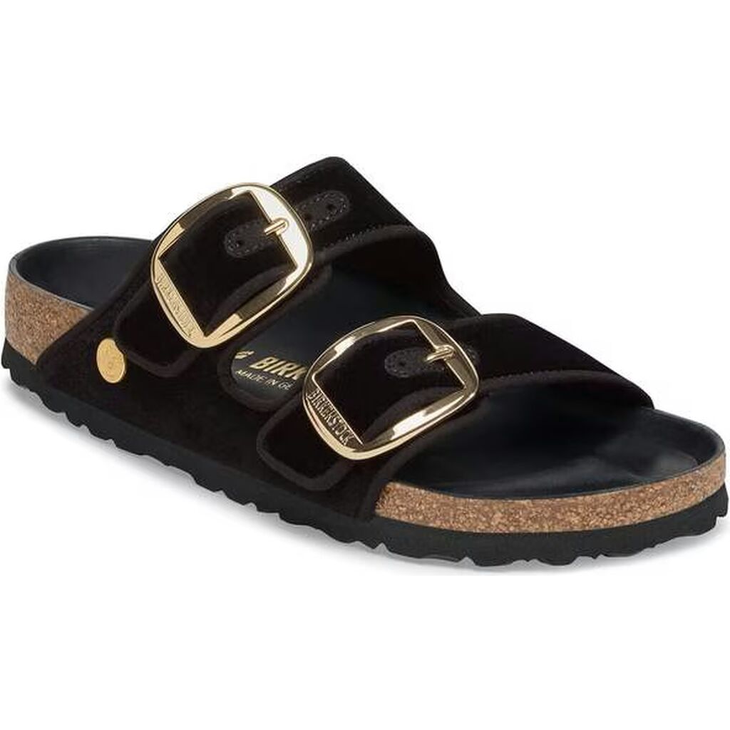 Arizona Big Buckle Textile Velvet Black Narrow thumbnail 3