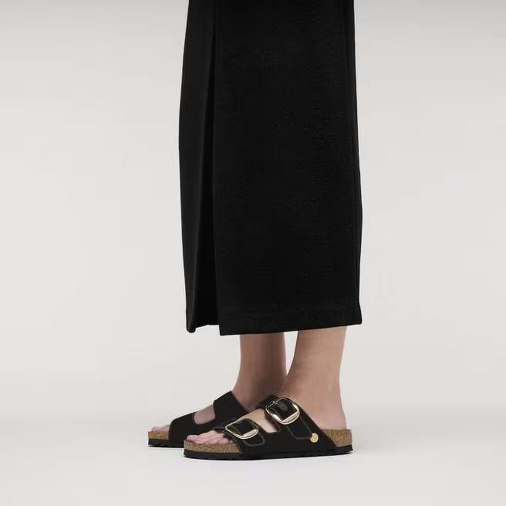 Arizona Big Buckle Textile Velvet Black Narrow thumbnail 4