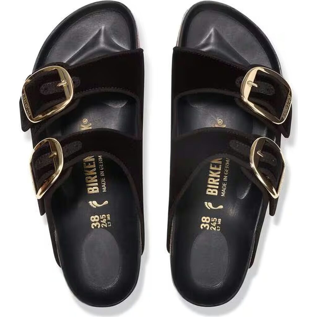 Arizona Big Buckle Textile Velvet Black Narrow thumbnail 5