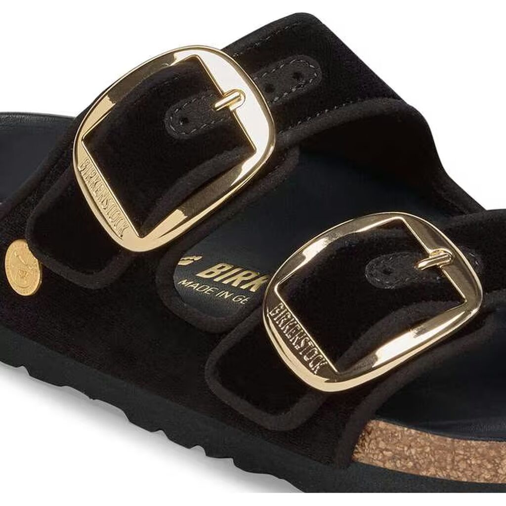 Arizona Big Buckle Textile Velvet Black Narrow thumbnail 8