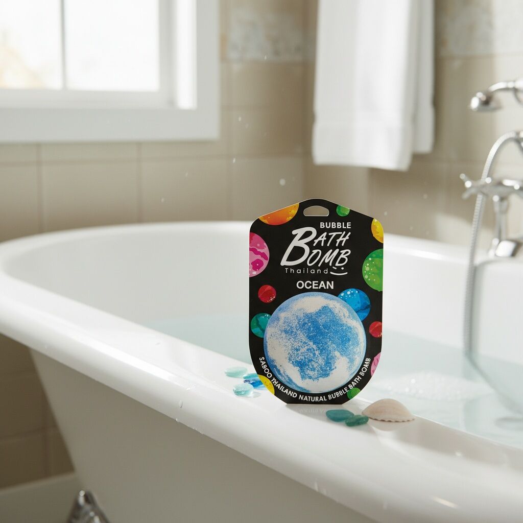 Effervescent De Bain Saboo – Thailand Ocean – Fabriquée En Thaïlande