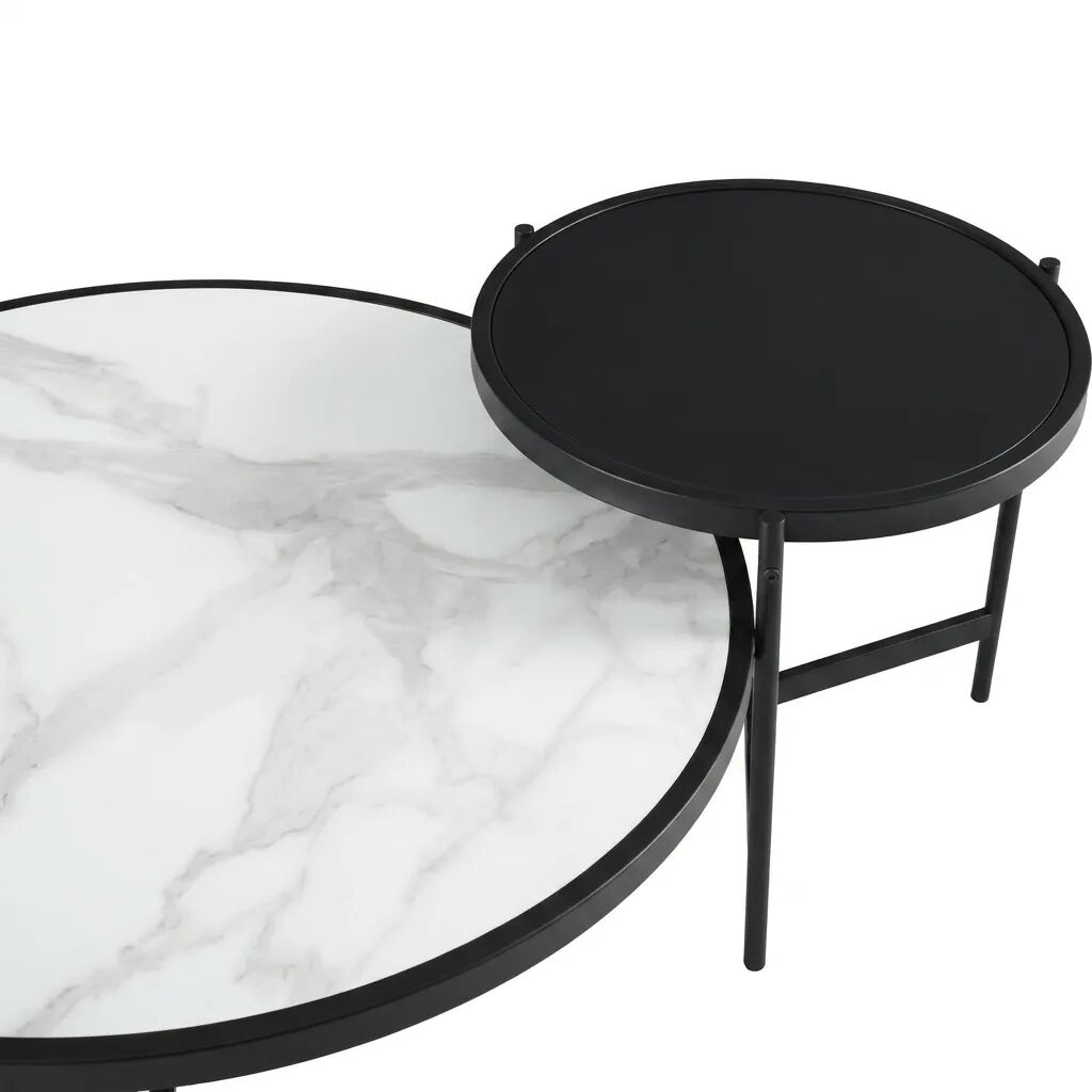 Arthur Set De 2 Tables Basses 90 / 50 Cm