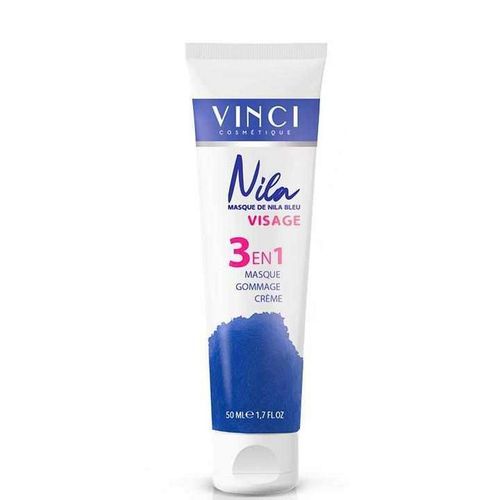 Vinci 3 In 1 Masque , Gommage , Crème De Nila Blue 