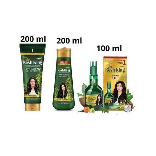 Pack Anti-chute De Cheveux Kesh King Ayurveda