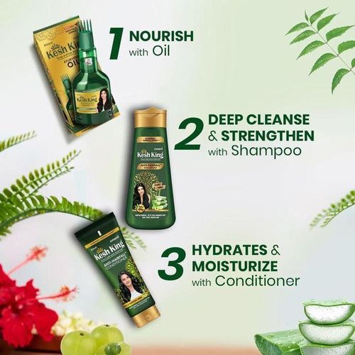 Pack Anti-chute De Cheveux Kesh King Ayurveda