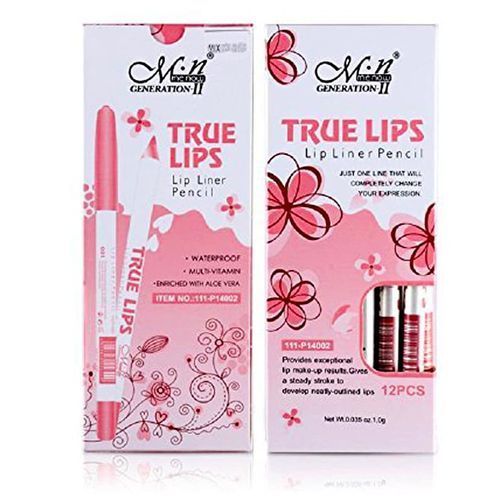 True Lips Pack 12 Crayon À Lèvres