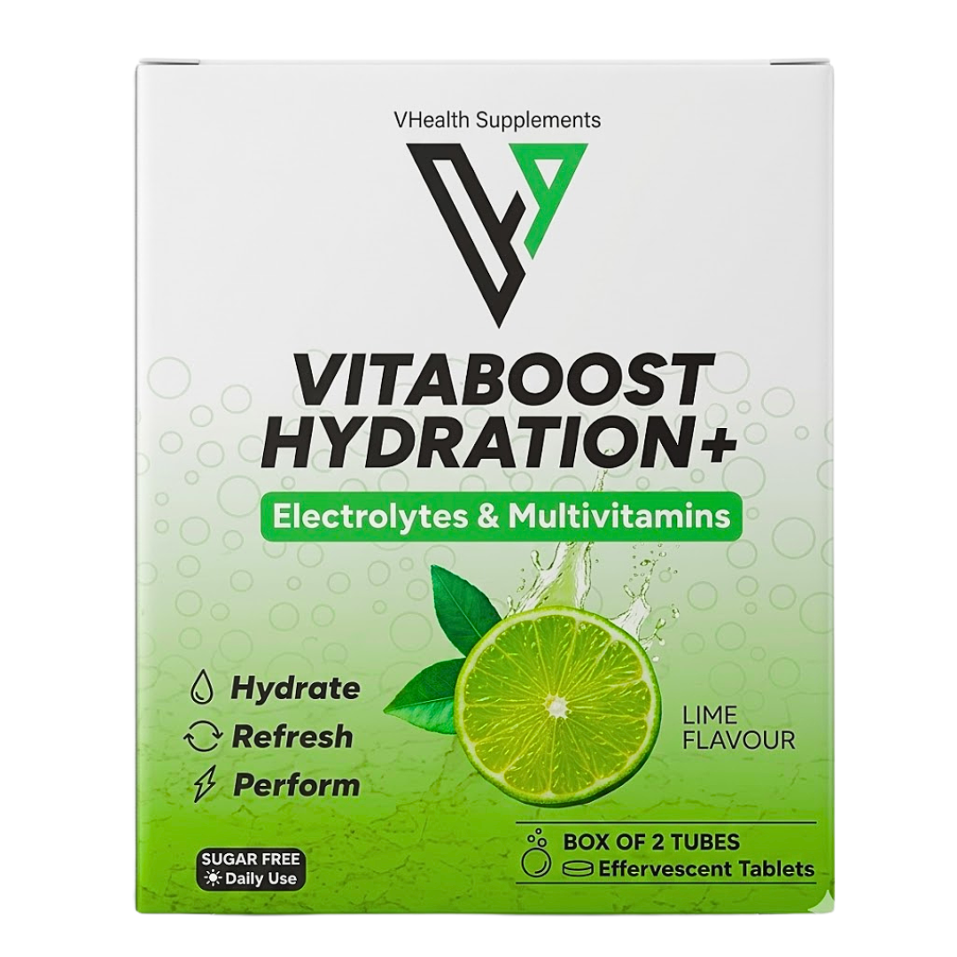 Vitaboost Hydration+ Multivitamins Lime Box Of 2 Tubes