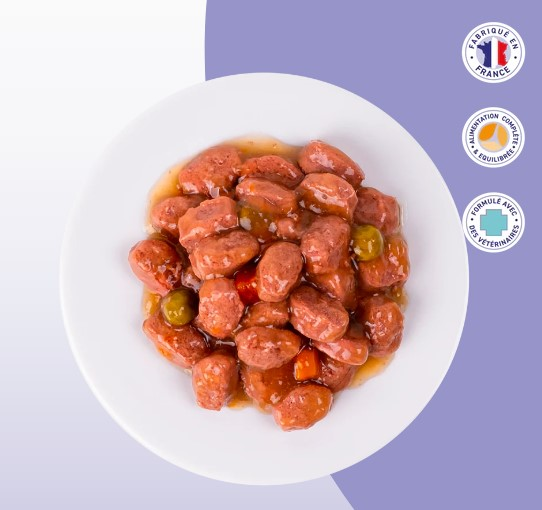 Sachet Fraîcheur 100g D’émincés Au Poulet Aux Légumes En Sauce  thumbnail 3