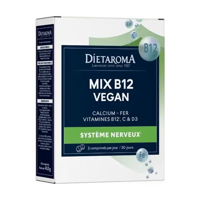 Complément Alimentaire De 60 Comprimés - Mix B12 Vegan 