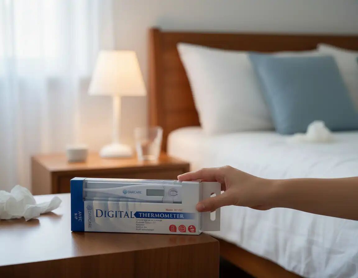 Thermomètre Digital Rigide Mesure Rapide Étanche Bip Sonore