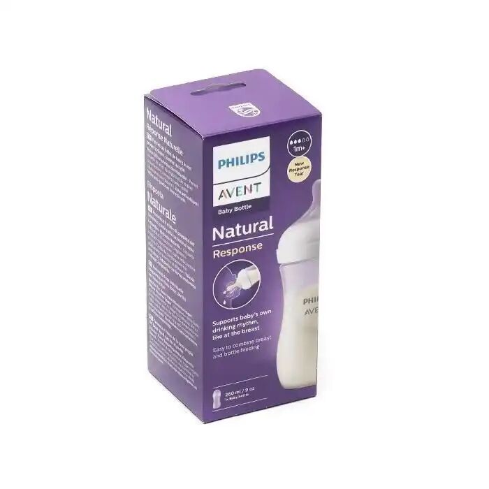 Natural Biberon Din Plastic Deco Girafe +1 Luni Cu Débit 3 - 260 Ml thumbnail 4