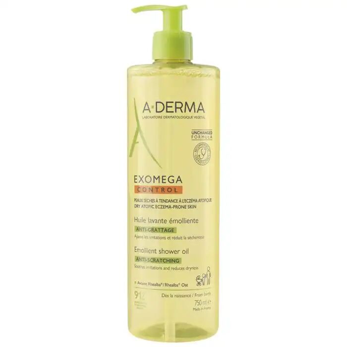 Exomega Control Huile Lavante Émolliente Peaux Sèches Atopiques