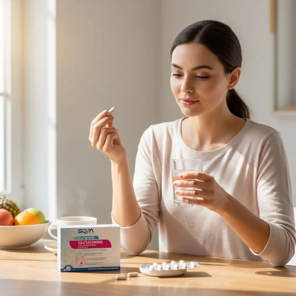 Glu White Glutathione Collagène Marin Vit C 60 Gélules thumbnail 3